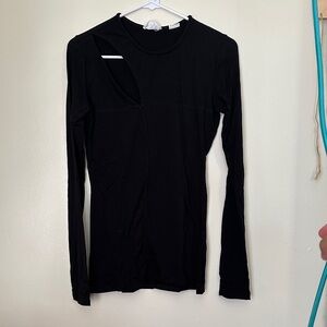 MARCELLA Black Long Sleeve with Cut-Out